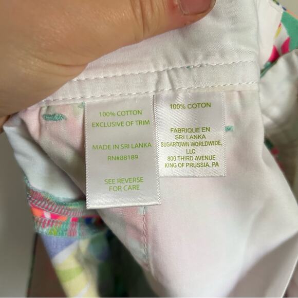 Lilly Pulitzer Callahan Shorts Green Size 4 - Picture 8 of 9